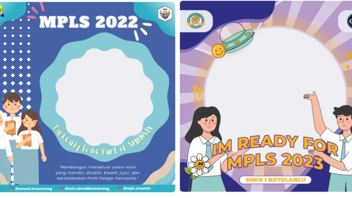 Cara Membuat Twibbon MPLS 2024/ Kolase Twibbonize.com/ OSIS SMAN 6 KOTA SERANG dan OES Esemkita