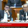 Wakil Ketua KPK Alexander Marwata (kanan) mengaku KPK gagal memebrantas korupsi, dalam rapat kerja Komisi III PR RI dengan KPK di Komplek Parlemen, Senayan, Jakarta, Senin (1/7/2024). (Tangkapan Layar / TVR Parlemen)