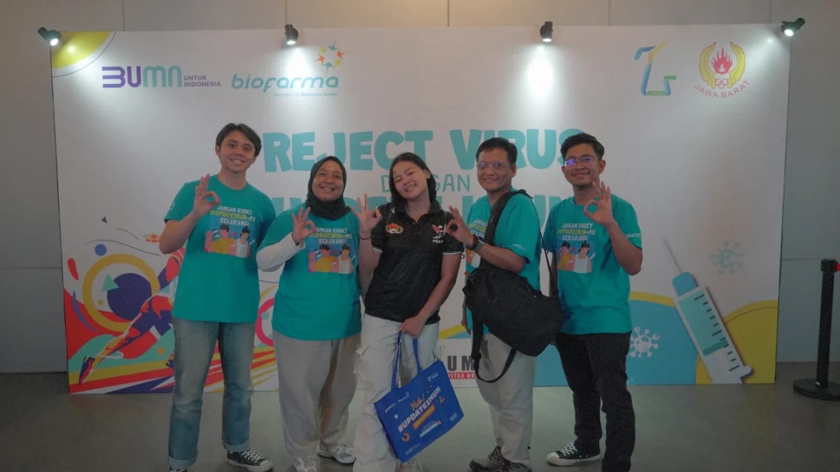 Dukung Kontingen KONI Jabar Berlaga di PON XXI : Bio Farma Selenggarakan Imunusasi Influenza untuk Atlet Jawa Barat