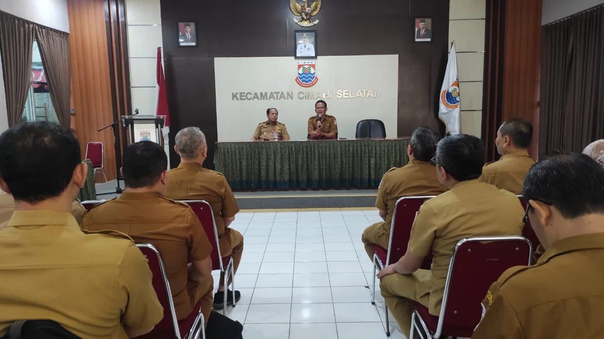 Doc. Camat Cimahi Selatan, Ceppy Rustiawan Setelah Diangkat Setelah Menjabat Menjadi Plt (istimewa)