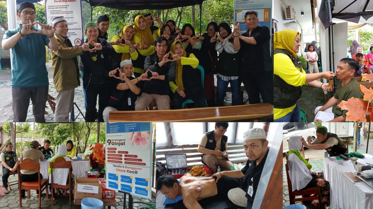 Kegiatan Bakti Sosial Buana Manceur Terapi Gusmus Raksa Jasad di Kampung Sempurnunggal Purwakarta