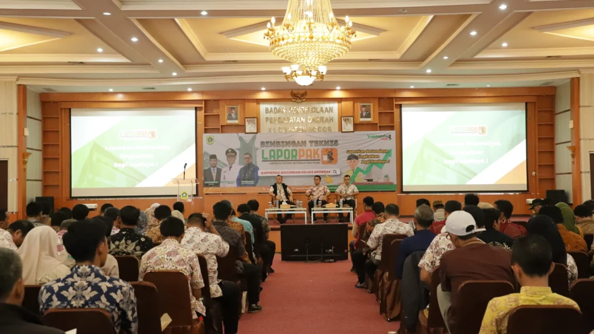Launcing aplikasi lapor pak. (Sandika Fadilah /Jabar Ekspres)