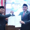 Rudy dalam rapat paripurna DPRD bersama Pemkab Bogor terkait penyampaian realisasi semester I APBD 2024 pada Rabu, (10/7).