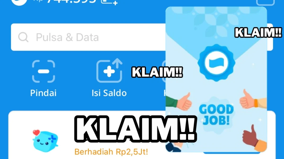 LINK DANA KAGET 2 September 2024, Klaim Saldo Gratis Awal Bulan Hingga Rp 150.000-an!