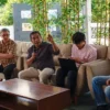Sejumlah narasumber saat berdiskusi terkait Green Democratic menjelang Pilkada 2024. (Yudha Prananda / Jabar Ekspres)