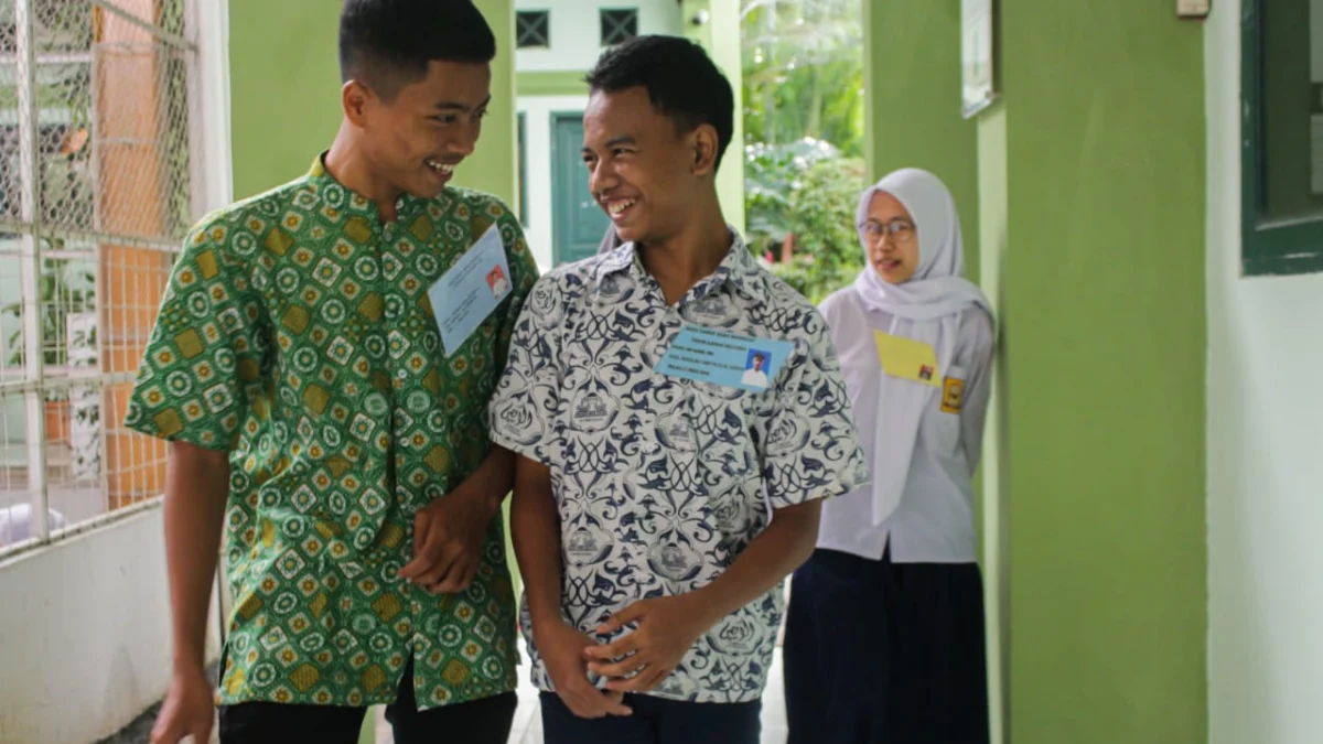 Ist. Siswa baru saat mengikuti MPLS. Foto Pandu Muslim Jabar Ekspres