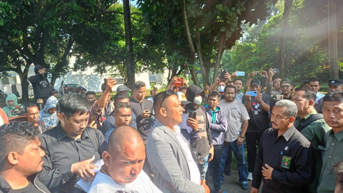 Konstatering Lahan Jagorawi Golf & Country Club Diwarnai Kericuhan, 1 Orang Diamankan konstatering di Lahan Jagorawi Golf/Istimewa