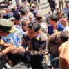 Gibran Rakabuming Raka di Kantor DPRD Kota Surakarta, Jawa Tengah, Rabu (17/7). (Foto/ANTARA)