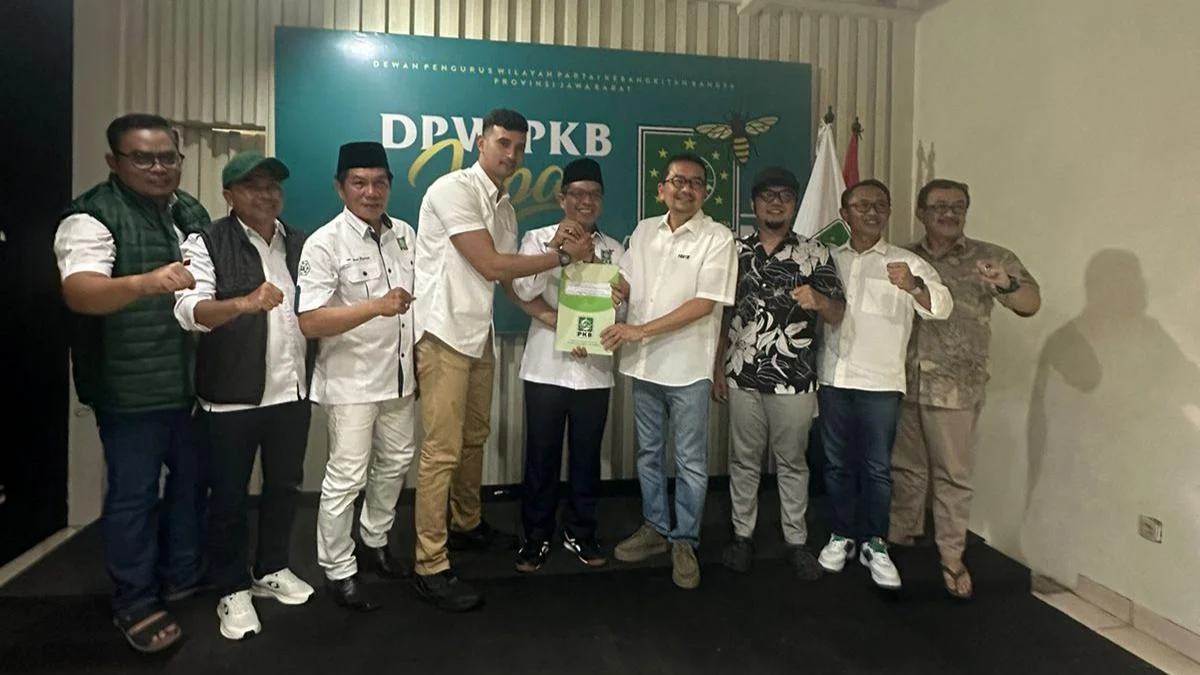Koalisi Bandung Bedas resmi mengumumkan siapa pendamping Dadang Supriatna pada Pemilihan Kepala Daerah (Pilkada) 2024 di Kabupaten Bandung, Rabu (17/7/2024). (Jabar Ekspres)