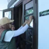 Ilustrasi pantarlih saat mencoklit di Kota Bandung.