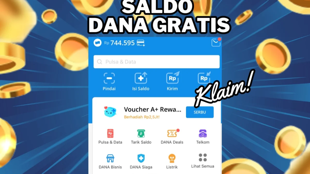 LINK DANA KAGET 31 Agustus 2024, Klaim Saldo Gratis Akhir Bulan hingga Rp 100.000-an! LINK DANA KAGET 31 Agustus 2024, Klaim Saldo Gratis Akhir Bulan hingga Rp 100.000-an!