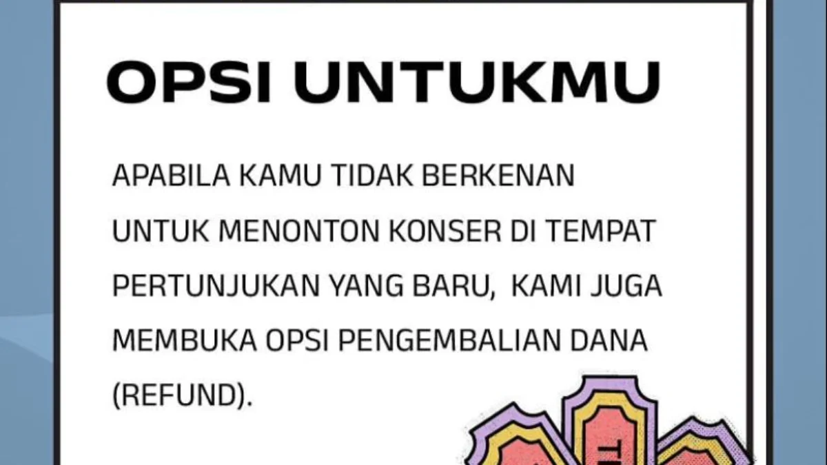 Tata Cara Pengembalian DANA (Refund) Tiket Konser Sheila on 7 "TUNGGU AKU DI" (Instagram: @antara.suara)