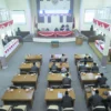 Rapat paripurna yang di gelar di DPRD Banjar belum lama ini. Anggota DPRD Banjar periode 2024-2029 akan segera dilantik. (istimewa)