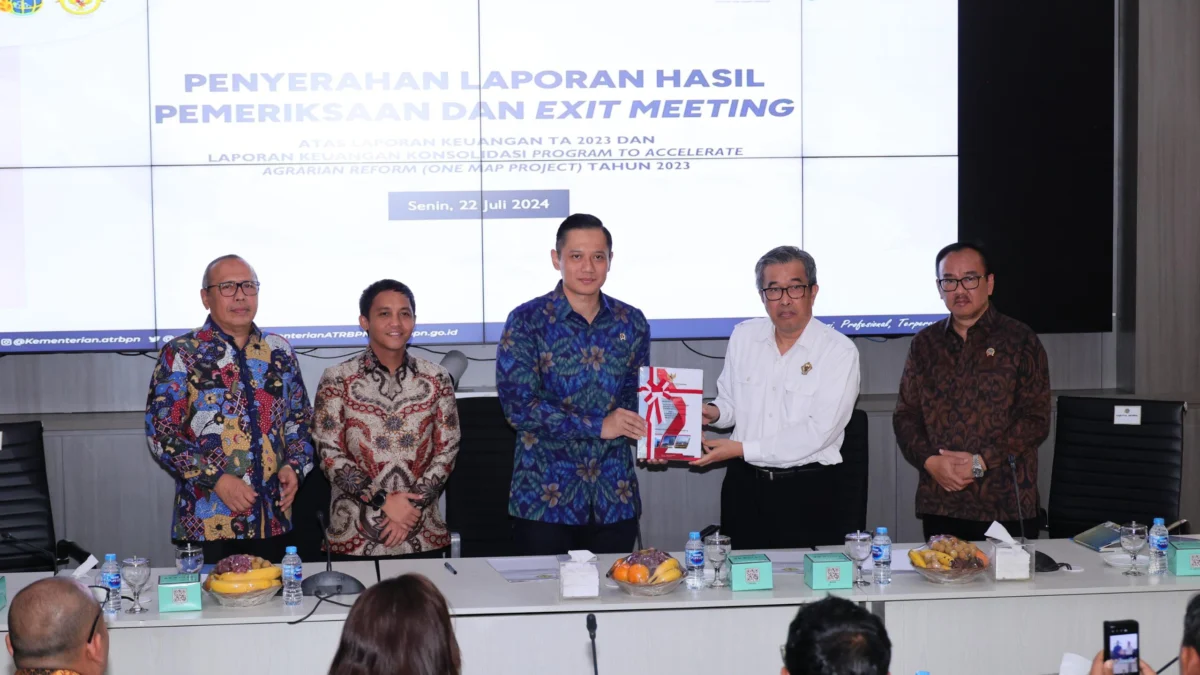 Kementerian ATR/BPN Raih Opini WTP 12 Kali Berturut-turut, Menteri AHY Apresiasi Kinerja Seluruh Jajaran