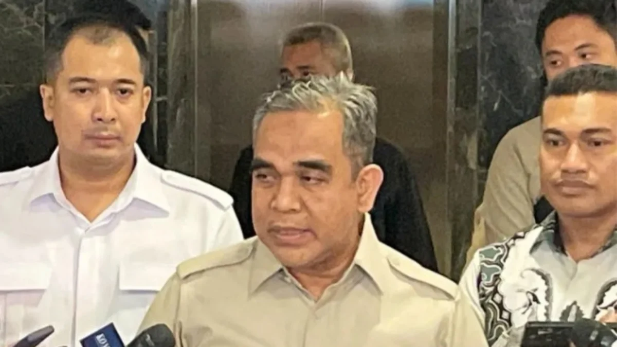 Sekretaris Jenderal DPP Partai Gerindra Ahmad Muzani di Kompleks Parlemen, Senayan, Jakarta. (Foto/ANTARA)