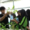 Potret Anak SD Belajar Tanam Hidroponik