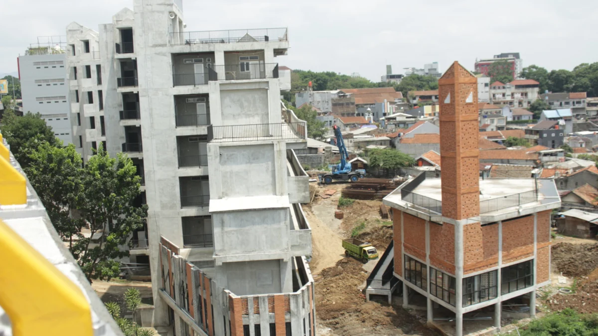 Ilustrasi Rumah Deret Tamansari di Kota Bandung. (Pandu Muslim)