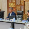 Direktur Utama BRI Sunarso pada pemaparan press conference kinerja keuangan Triwulan II 2024 di Jakarta (25/7). (Dok. BRI)