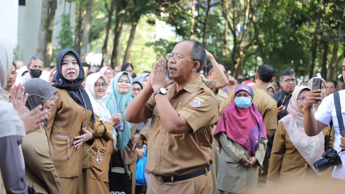Doc. Dikdik S Nugrahawan saat Perpisahan dalam Apel Terakhirnya di Pemkot Cimahi (Ist