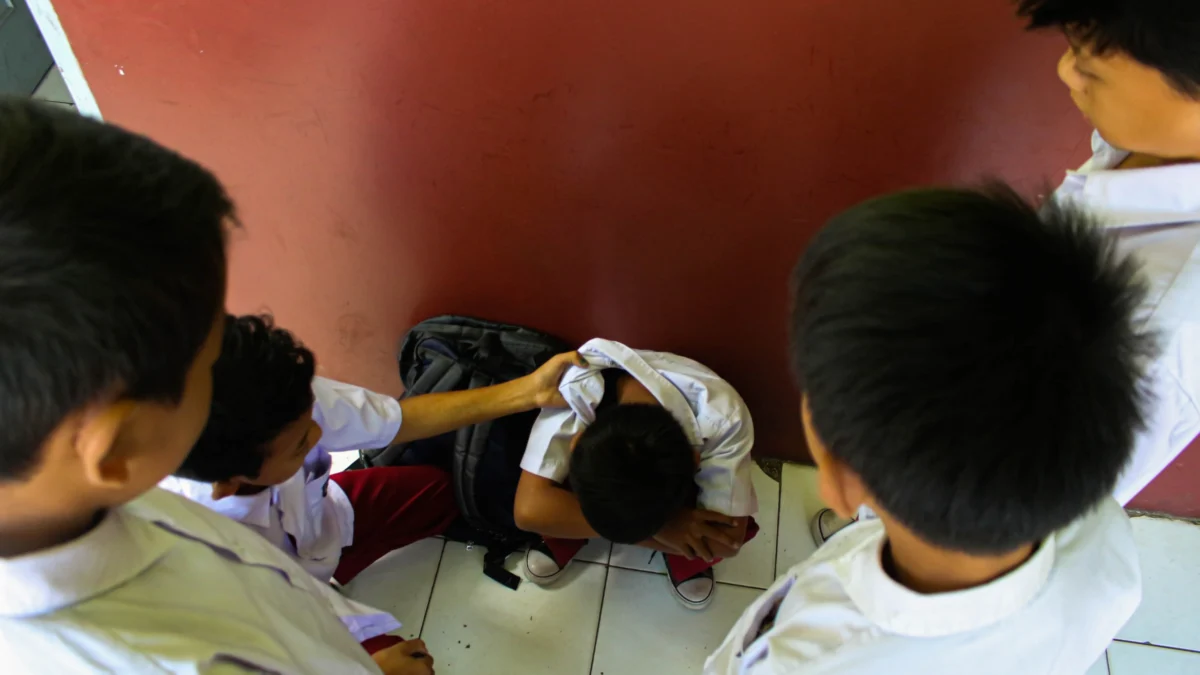 Ilustrasi aksi bullying di lingkungan sekolah. (Pandu/Jabar Ekspres)