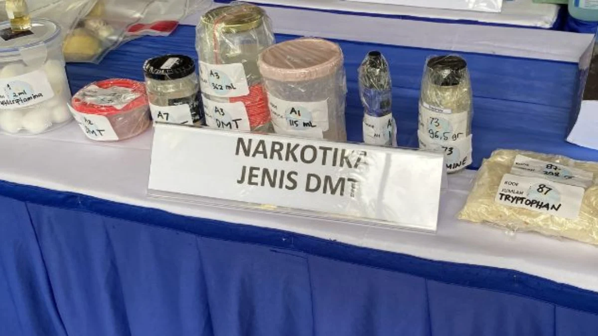 BNN Ungkap Laboratorium Gelap Narkoba Jenis DMT di Gianyar, Bali