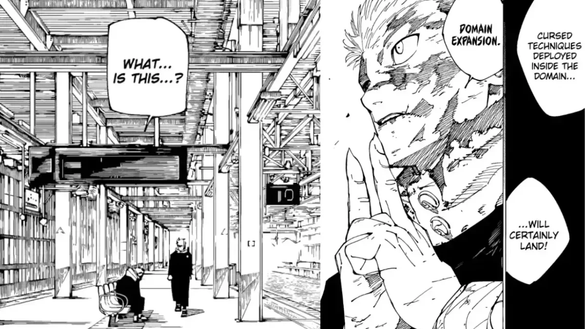 Makna Stasiun Kereta dan Kekuatan Domain Expansion Yuji dalam Jujutsu Kaisen Chapter 264
