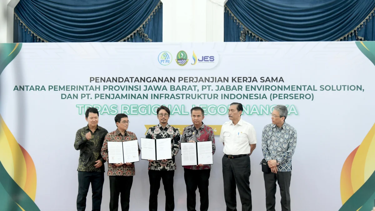 Ist. Pemprov Jabar Resmi tandatangani PKS TPPAS Regional Legok Nangka. Dok Humas Jabar.