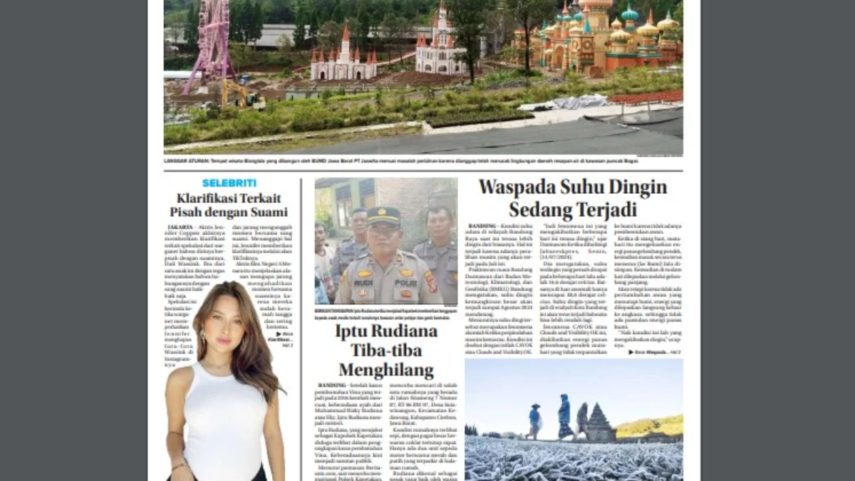 Epaper Jabar Ekspres 16 Juli 2024