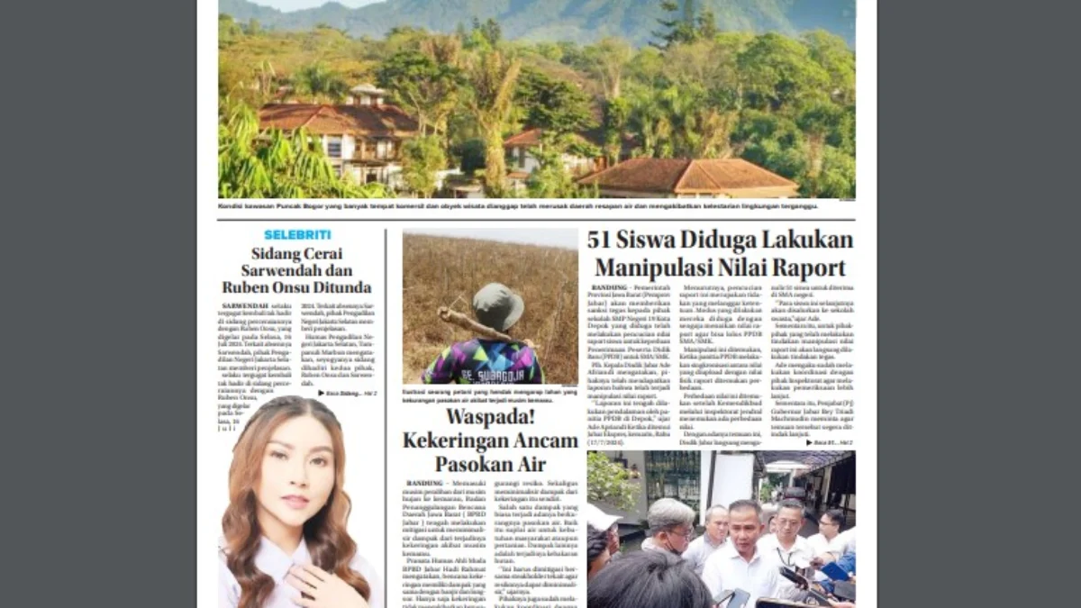 Epaper Jabar Ekspres 18 Juli 2024