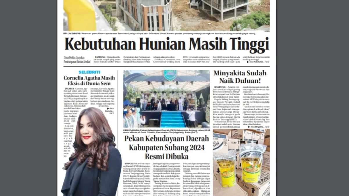 Epaper Jabar Ekspres 25 Juli 2024