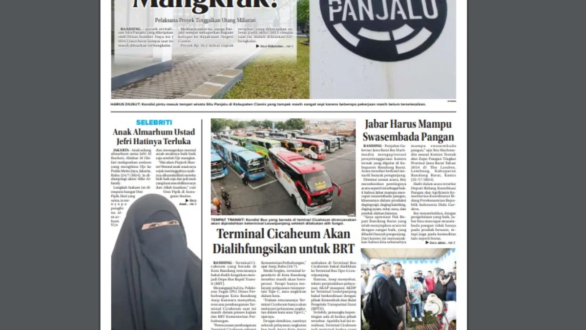 Epaper Jabar Ekspres 26 Juli 2024