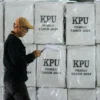 Ilustrasi: Kotak Pemilu di gudang KPU Kota Bandung. (Dok. Jabar Ekspres)