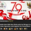 Aplikasi Grapix Ai yang memberikan pengumuman terkai hari Kemerdekaan.