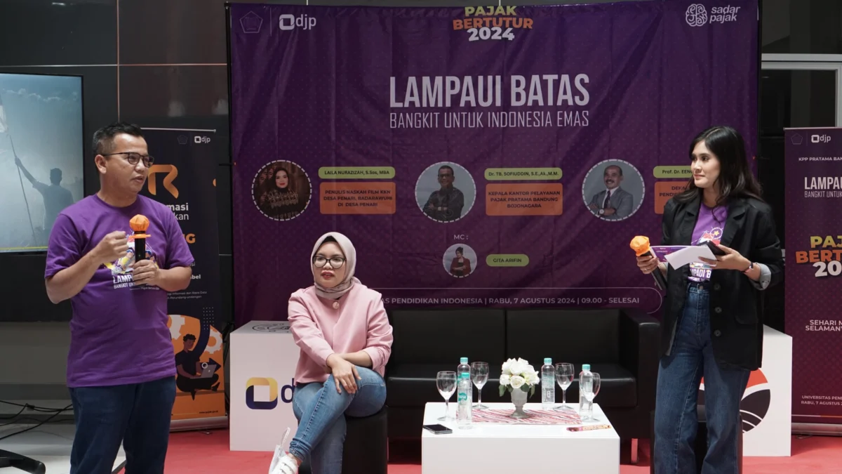 Digelar di UPI, KPP Pratama Bandung Bojonagara Sosialisasikan Pajak Bertutur KPP Pratama Bandung Bojonagara Sosialisasikan Pajak Bertutur