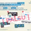Salah satu modus penipuan yang mengatasnamakan bank bjb.