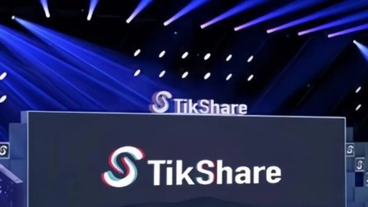 Aplikasi investasi TikShare yang baru saja rilis.