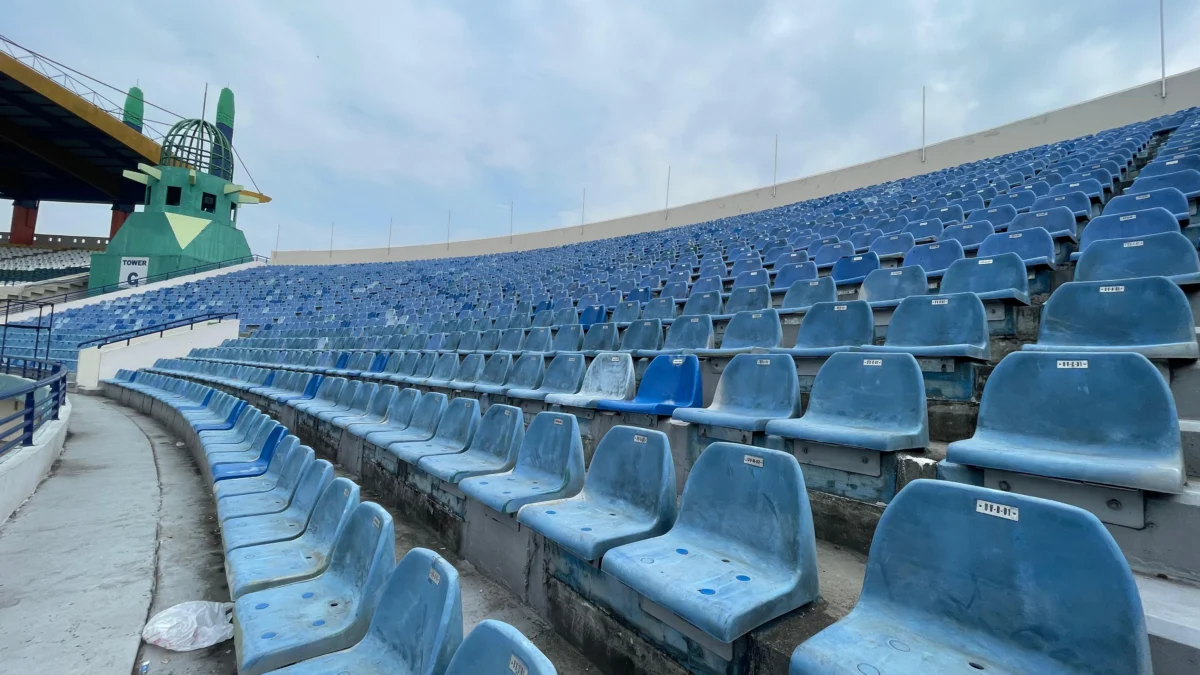 Bangku di Tribun SJH Rusak Ulah Oknum Tak Bertanggung Jawab, Apa Kata Dispora? Kondisi saat ini bangku Stadion Si Jalak Harupat yang sudah diperbaiki. Foto Agi Jabar Ekspres