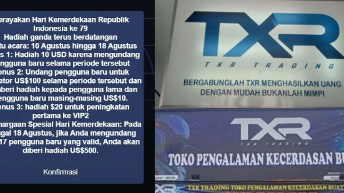 Waspada Inilah Fakta Terbaru Kapan Aplikasi TXR Trading Akan Scam?