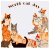 25 Link Twibbon World Cat Day 2024