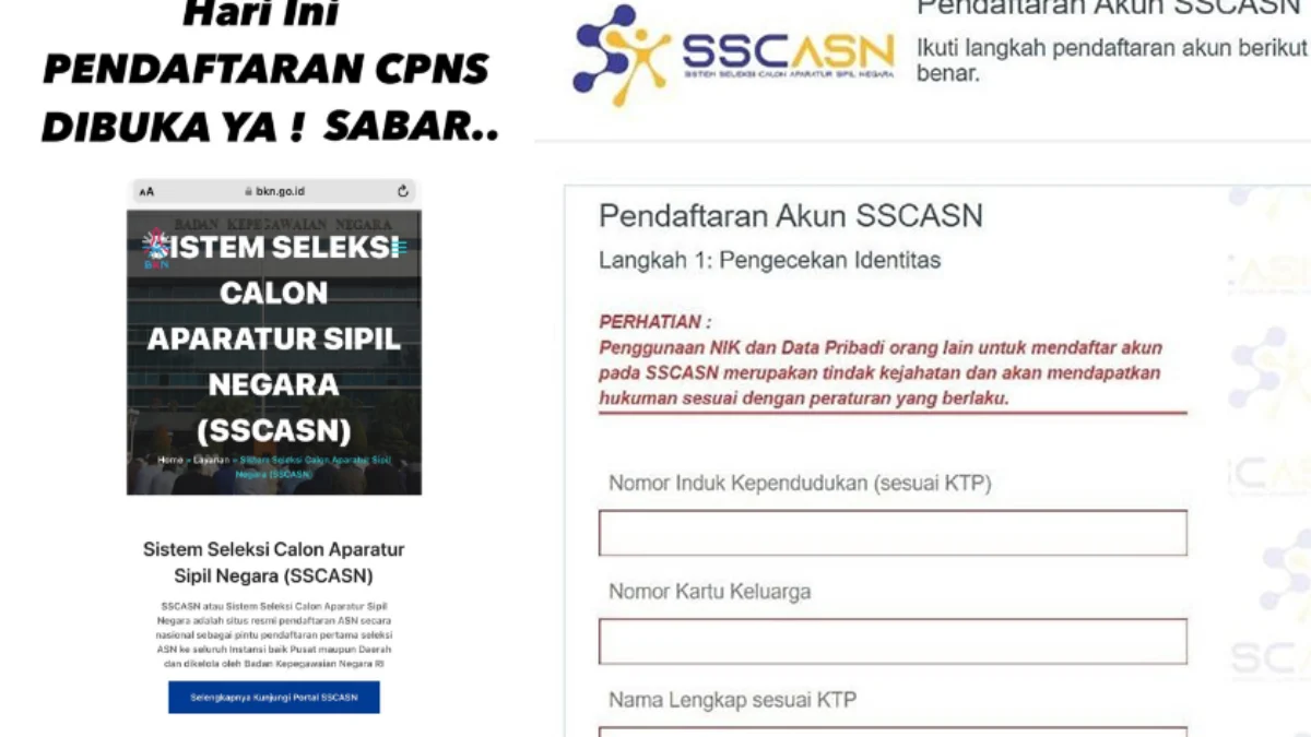 Bocoran Resmi dari BKN, Prediksi Jadwal Pendaftaran CPNS dan PPPK 2024, Cek Tanggalnya Segera! Bocoran Resmi dari BKN, Prediksi Jadwal Pendaftaran CPNS dan PPPK 2024, Cek Tanggalnya Segera!