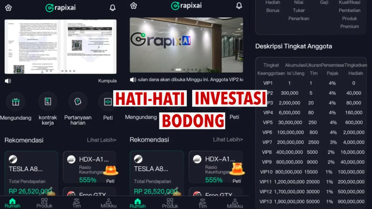 Tanda Grapix AI sebagai Skema Ponzi ada Event Besar-Besaran!