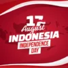 Ilustrasi Poster HUT RI 17 Agustus 2024, dengan Bendera Merah Putih/ Freepik