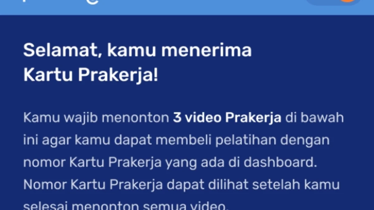 Cara Cek Hasil Seleksi Kartu Prakerja Gelombang 71, Jika Lolos Dapat Insentif Rp4,2 Juta Cara Cek Hasil Seleksi Kartu Prakerja Gelombang 71, Jika Lolos Dapat Insentif Rp4,2 Juta