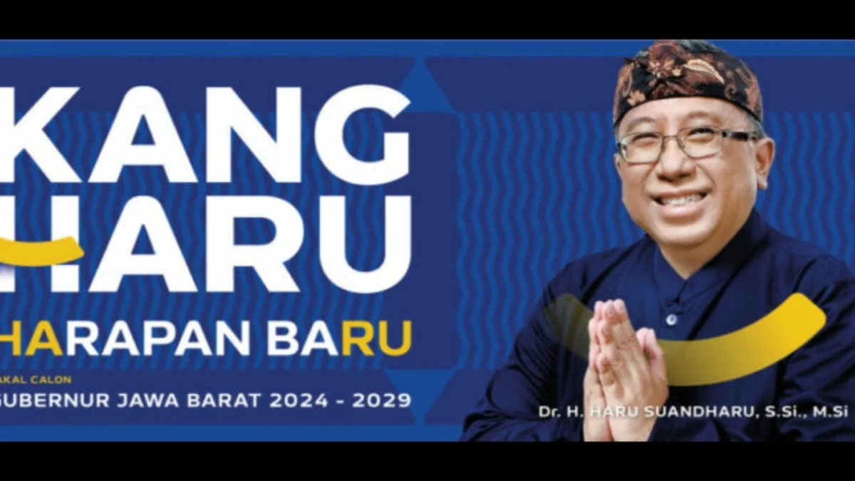 Poster Biru Kang Haru Signal PKS Koalisi dengan Nasdem? Poster Kang Haru PKS/