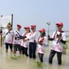 AHM memperkuat usaha penyerapan karbon untuk mengurangi dampak perubahan iklim dengan menanam ribuan pohon.