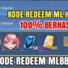 Terbaru Kode Redeem ML Mobile Legends Senin 5 Agustus 2024, Klaim Banyak Hadiah Items Gratis di Sini!