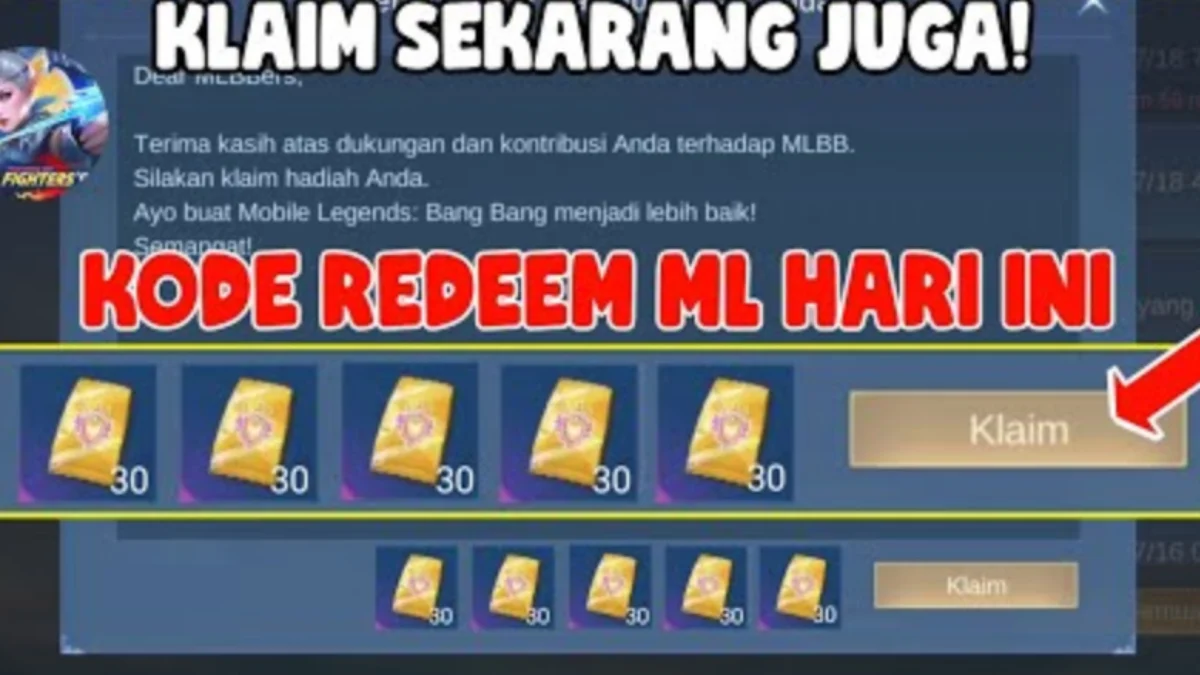Spesial Awal Bulan, Klaim 6 Kode Redeem ML Kartu Kuning Hari Ini 3 Agustus 2024 untuk Diamond dan Skin Permanen! Spesial Awal Bulan, Kode Redeem ML Kartu Kuning untuk Diamond dan Skin Permanen