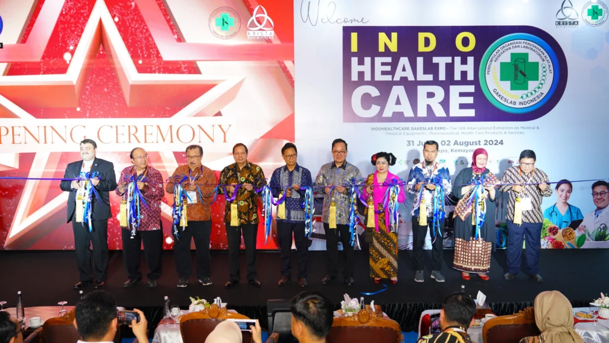 Sebanyak 120 Perusahaan Meriahkan Pameran INDOHEALTHCARE GAKESLAB Expo 2024