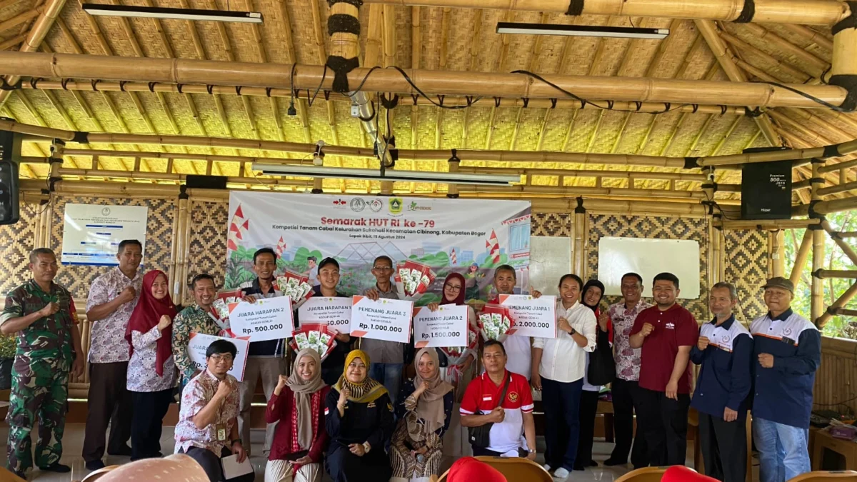 Semarak HUT RI ke-79, Kelurahan Sukahati Bogor Gelar Lomba Budidaya Tanam Cabai Selama 75 Hari Foto : Sandika Fadilah /Jabar Ekspres