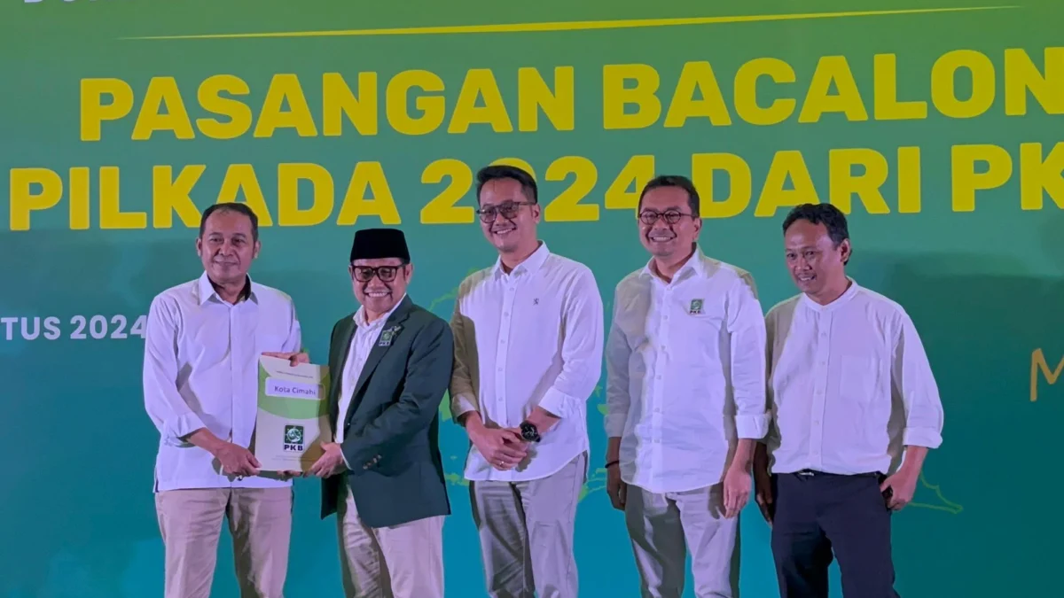 Resmi dapat Rekom dari PKB, Paslon Ngatiyana-Adhitia Janji Bakal Jalankan Amanah Cak Imin Paslon Bacalon Wali Kota dan Wakil Wali Kota Cimahi, Ngatiyana-Adhitya Resmi dapat Rekomendasi PKB (ist)